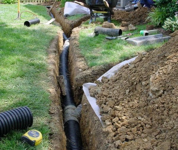 Drainage, erosion control projects in work.<br />
