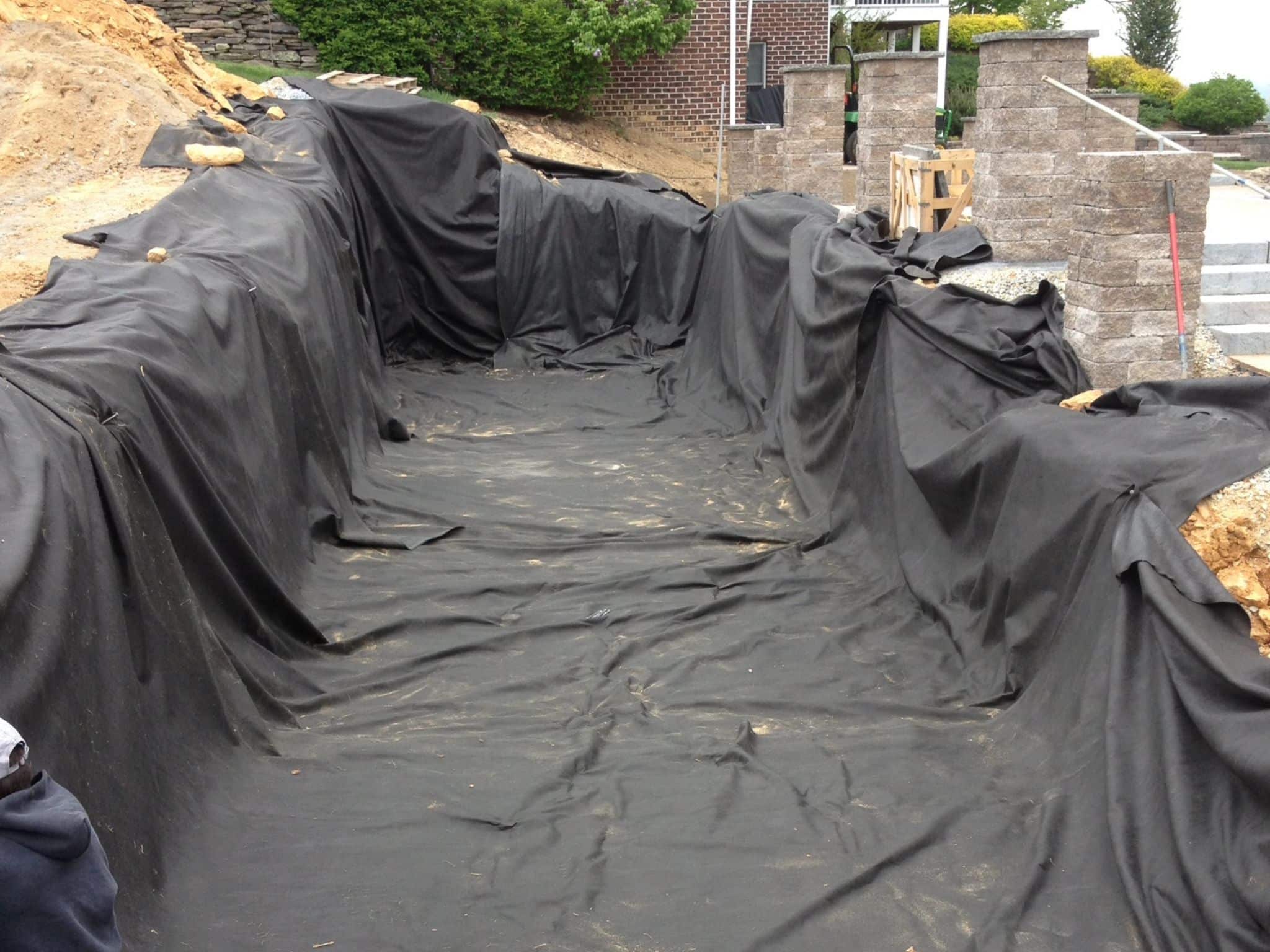 Mountainside Land Services prepping for outdoor living space project.